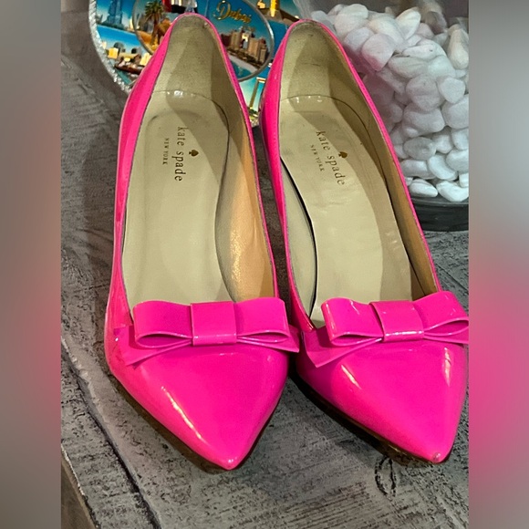 Kate Spade ♠️ Low-Heel Pump with Bow 🎀 - Picture 8 of 9